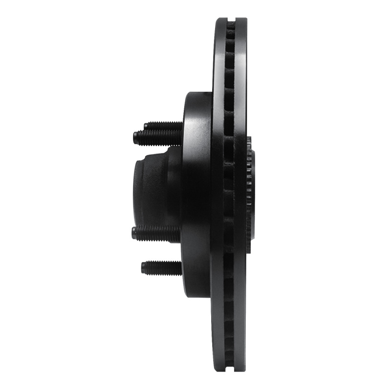 Ford F-150 Brake Rotor (1) - Front Right - R1 Concepts - Drilled & Slotted - Black - `00-`04